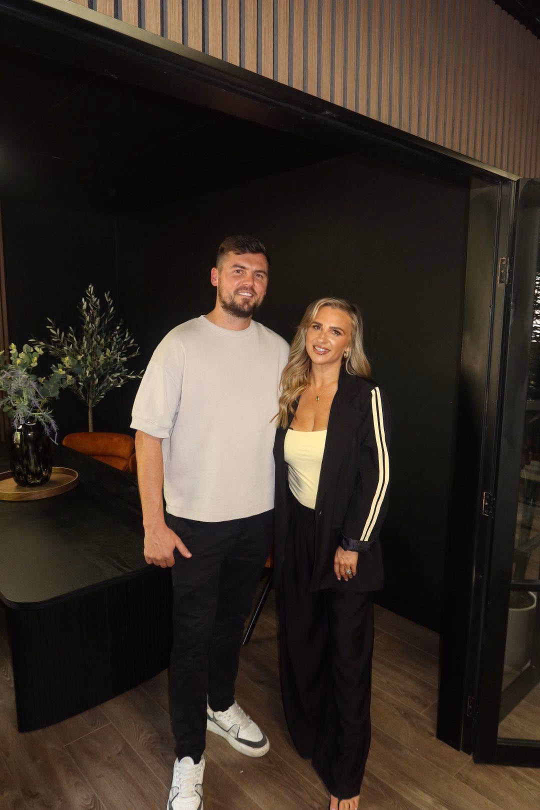 Howfen House co-founders Roscoe and Katy inside the coworking space
